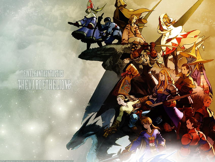 Final Fantasy Tactics The War of the Lions Final Fantasy V PlayStation  Tactical roleplaying game Ff s game computer Wallpaper video Game png   PNGWing