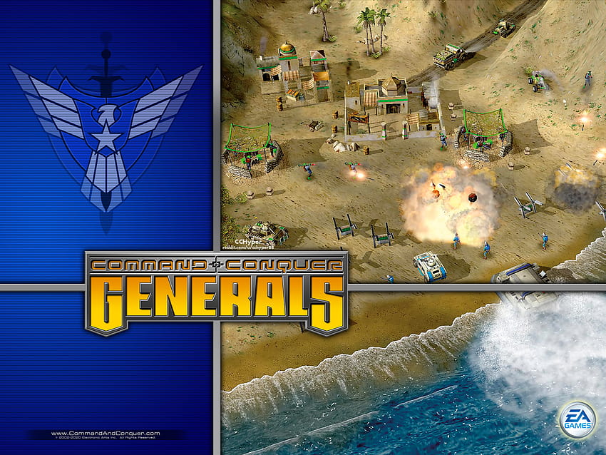 Remastered C&C: Generals von CCHyper, kommandiere und erobere Generäle HD-Hintergrundbild