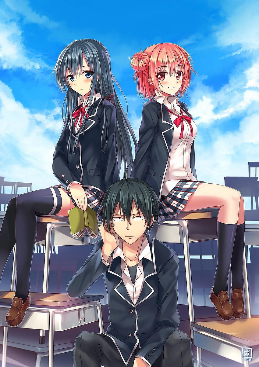 What are some good high school romance animes?, anime love triangle HD  phone wallpaper | Pxfuel