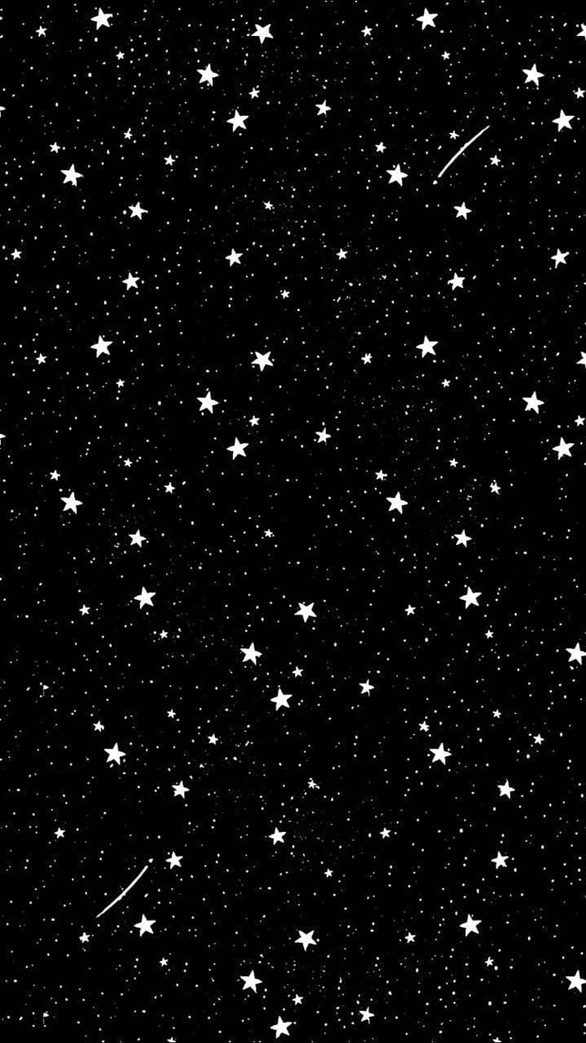 Stars Aesthetic, black galaxy aesthetic HD phone wallpaper