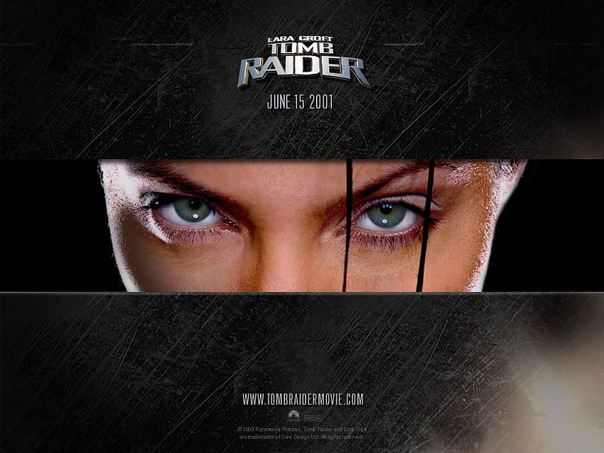 Oczy Lary Croft, Angelina Jolie Tomb Raider Tapeta HD