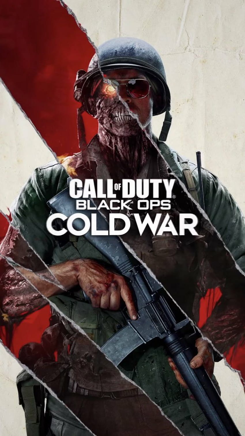 COD Black Ops Cold War: Zombie w 2020 roku, zombie z czasów zimnej wojny Tapeta na telefon HD