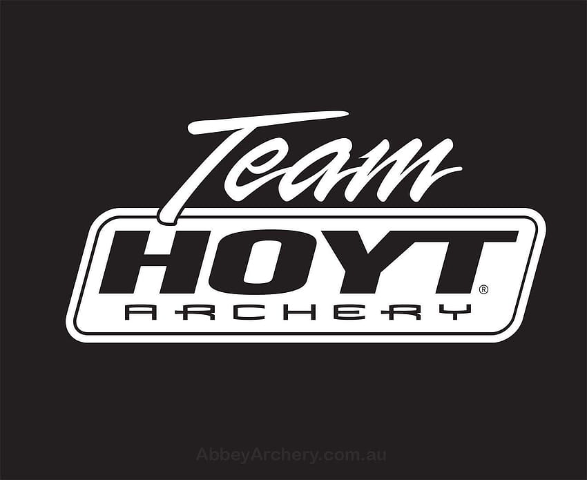 Naklejka Team Hoyt 9,25 cala x 4,5 cala Tapeta HD