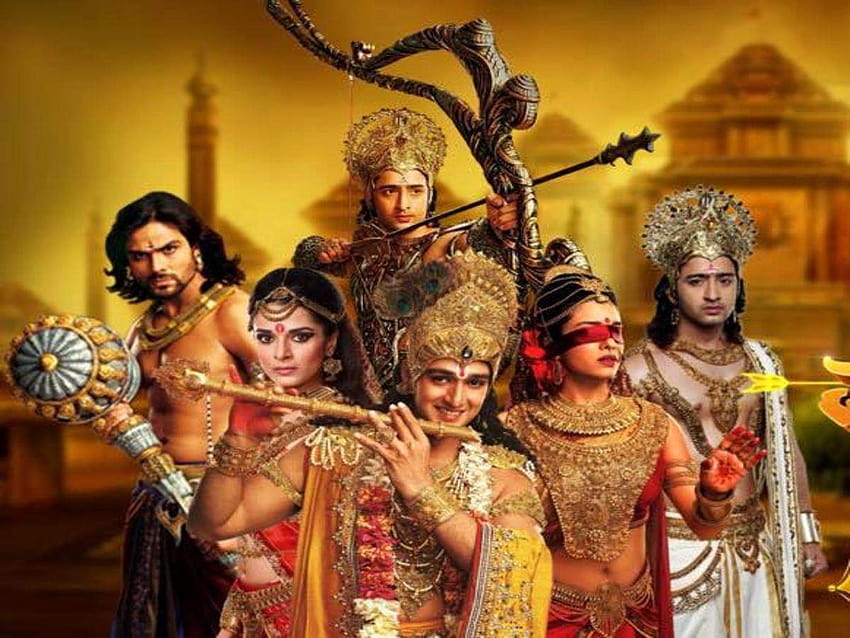 Mahabharata to be aired on television from May 11, vijay tv mahabharatham HD wallpaper