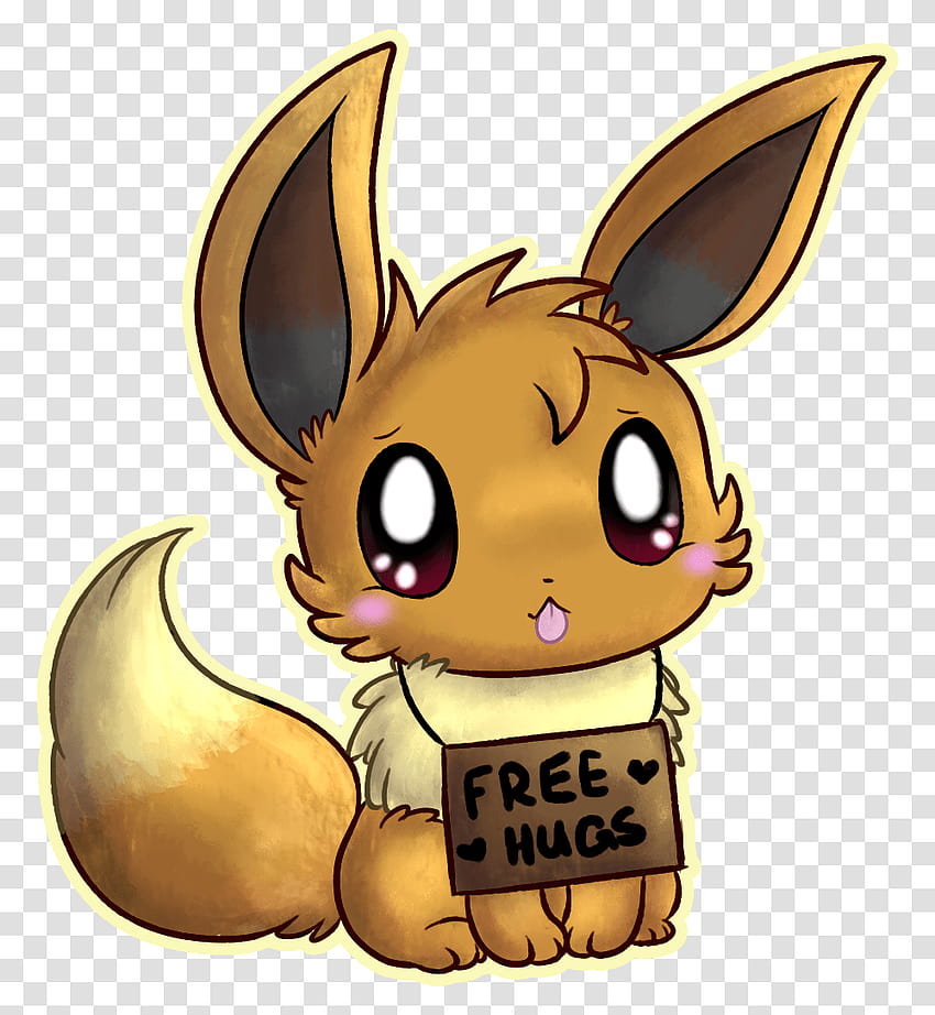 Eevee Hug Clipart Cute Pokemon Eevee, Toy, Mammal, Animal, Rabbit Transparent Png – Pngset HD phone wallpaper