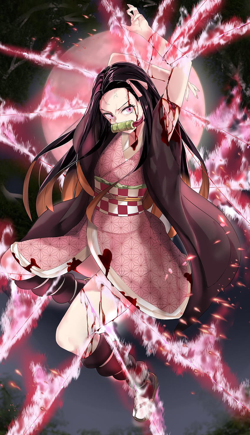 Nezuko [Demon Slayer: Kimetsu No Yaiba] …, anime nezuko HD phone wallpaper