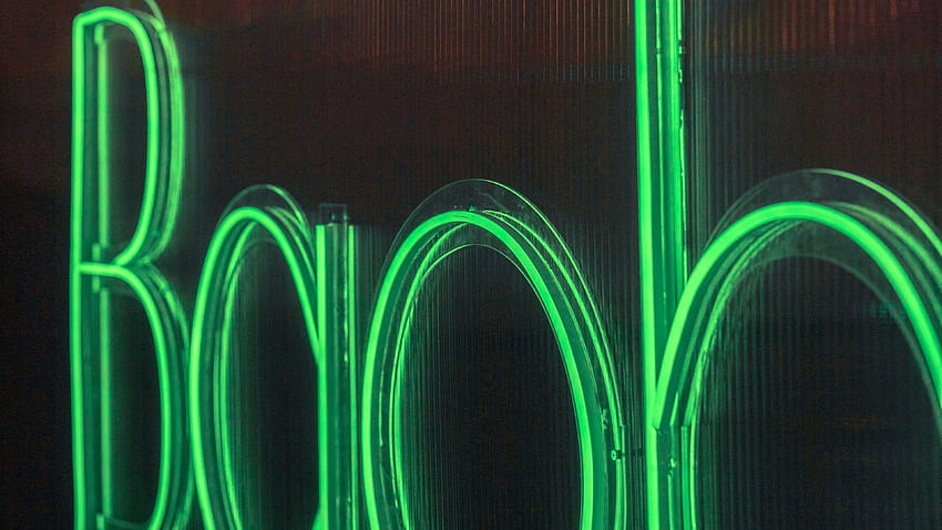 3840x2160 açık yeşil metin harfleri tabela neon, arka planlar U 16:9, neon yeşil HD duvar kağıdı