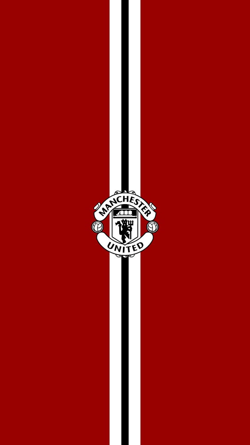 Лого на Манчестър Юнайтед, лого на Ман Юнайтед за мобилни устройства HD тапет за телефон