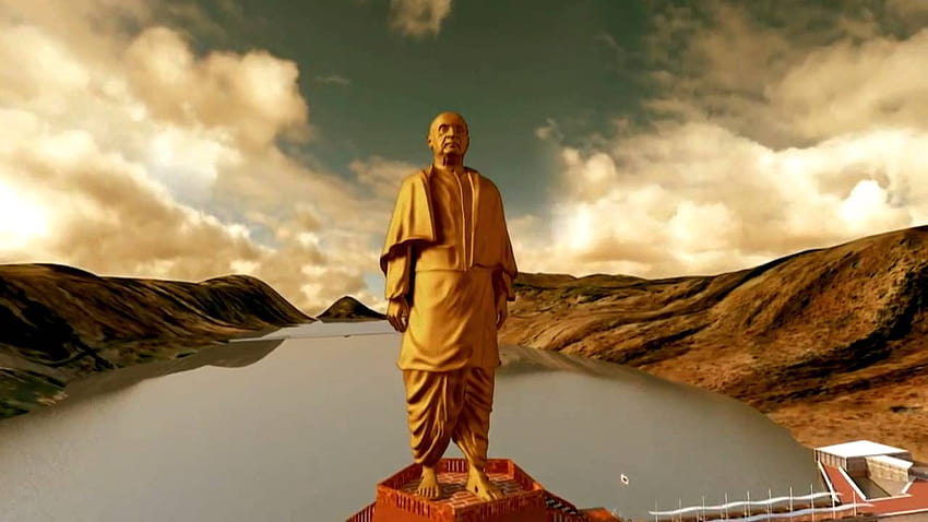 Un court métrage sur Statue of Unity dédié à Sardar Vallabh Bhai Fond d'écran HD