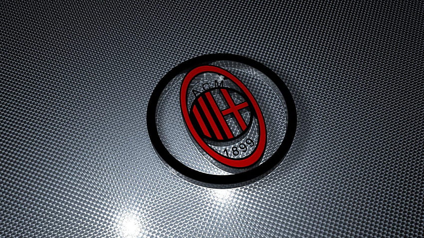3D AC Milan Logo Sport Football F, acmilan HD wallpaper
