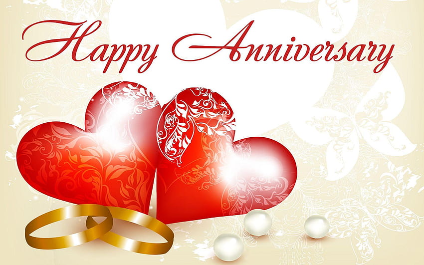 Feliz 2 Aniversario de Boda Feliz Aniversario, aniversario de matrimonio fondo de pantalla