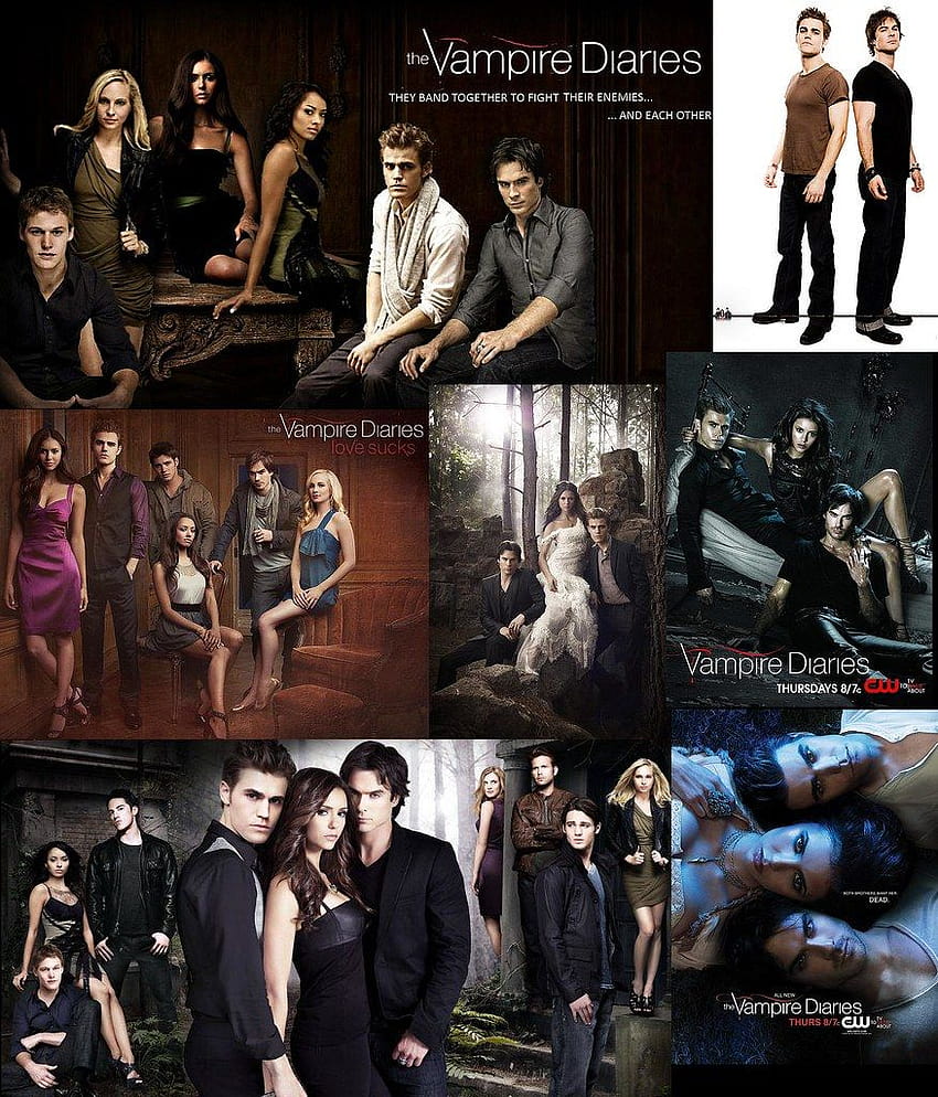 Vampire Diaries posted by ...cute, the vampire diaries all cast HD phone wallpaper