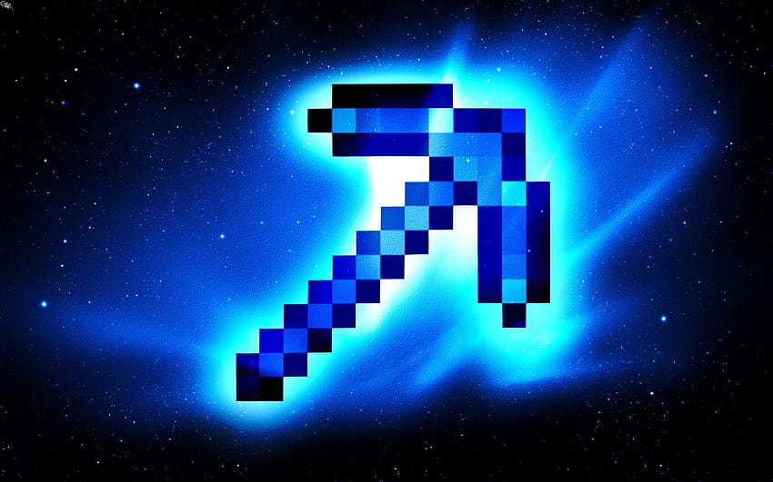 Cooles Diamant-Minecraft, Minecraft-Diamantschwert HD-Hintergrundbild