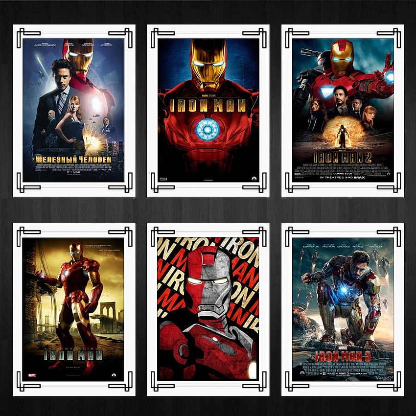 Iron Man Poster Marvel Comics Movie Posters Home Room Bar, fumetti Marvel vintage Sfondo del telefono HD