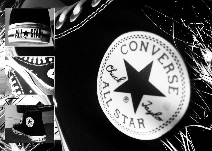 Converse All Star Logos Cool, background converse all stars HD wallpaper