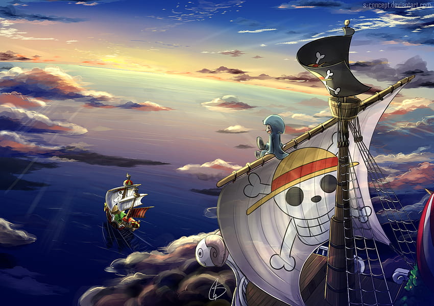 Going Merry, Thousand Sunny and Sunny, one piece sunny HD wallpaper