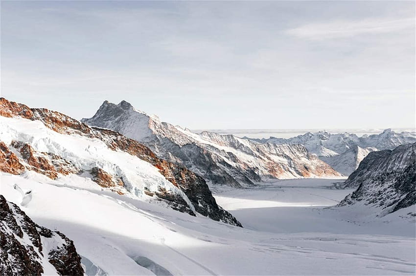 Amazon : Leyiyi 5x3ft Mountain Climbing Backdrop Snow Covered, fresh air outdoor HD wallpaper