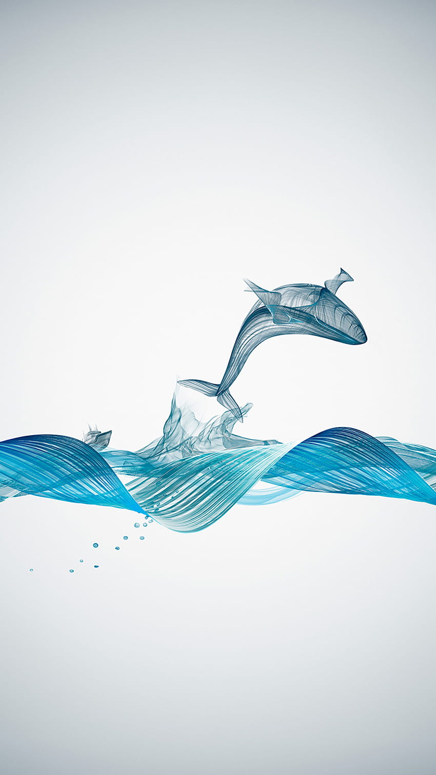 52 Hertz Whale Art, arte da baleia azul Papel de parede de celular HD