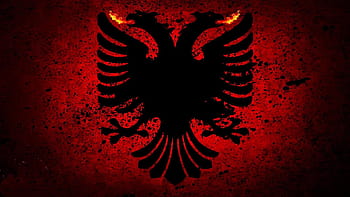 Albanian Flag, Albania Flag, Flag of Albania, Albania Flaga . Kosovo flagge,  Flaggen, Albanien, Montenegro Flag HD wallpaper