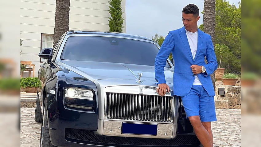 Cristiano Ronaldo Berpose Bersamaan dengan Rolls Royce Barunya, Membuat Semua Orang Menebak dengan Posting Media Sosial yang Samar, mobil ronaldo Wallpaper HD