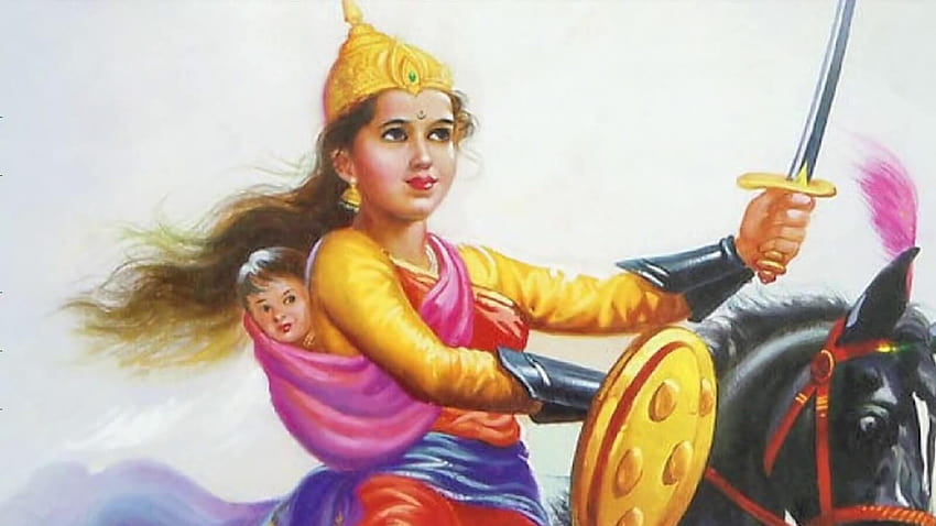 Ensayo Rani Lakshmi Bai en hindi – रानी लक्ष्मीबाई, rani laxmi bai fondo de pantalla