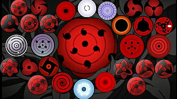 Naruto:All Dojutsu Eye Forms Ability HD wallpaper
