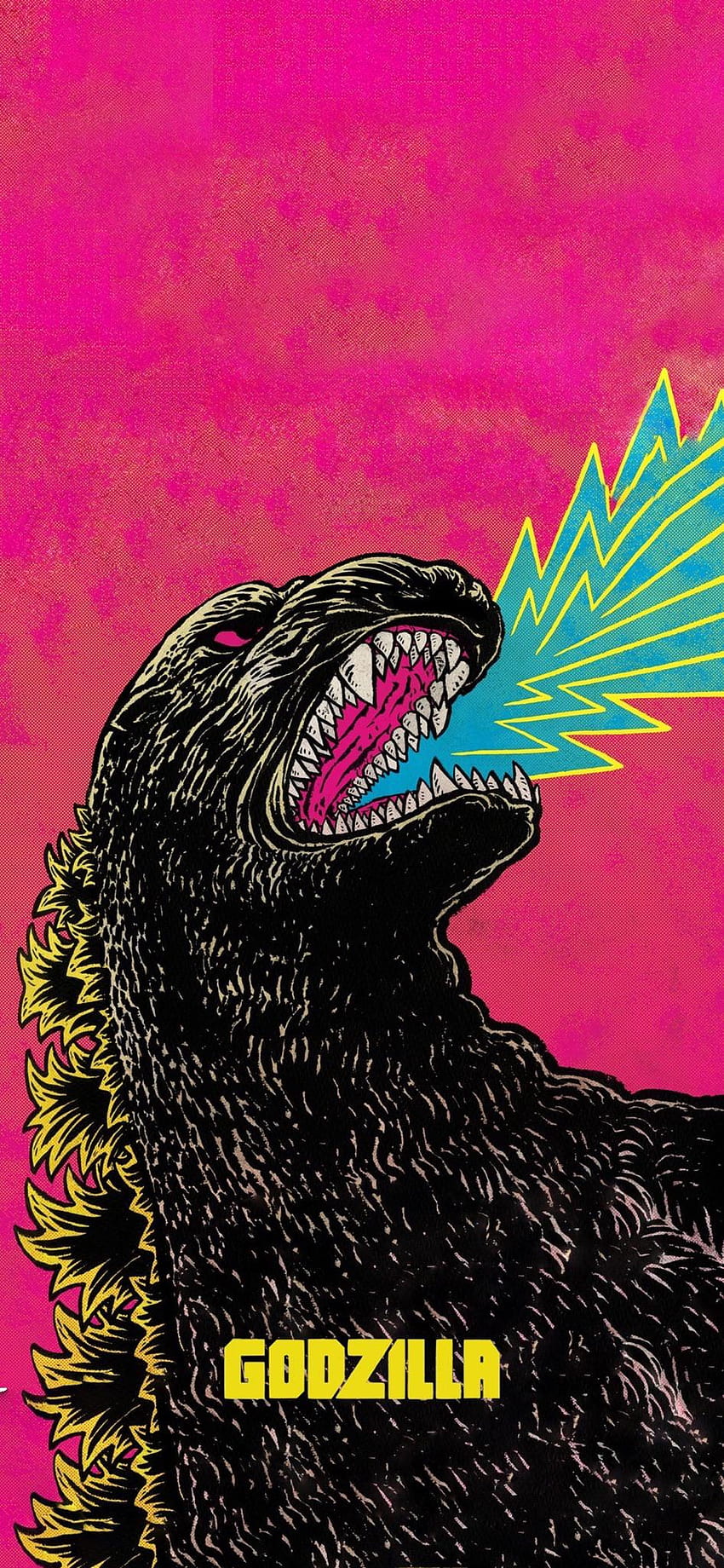 New Godzilla art as my new, godzilla iphone HD phone wallpaper