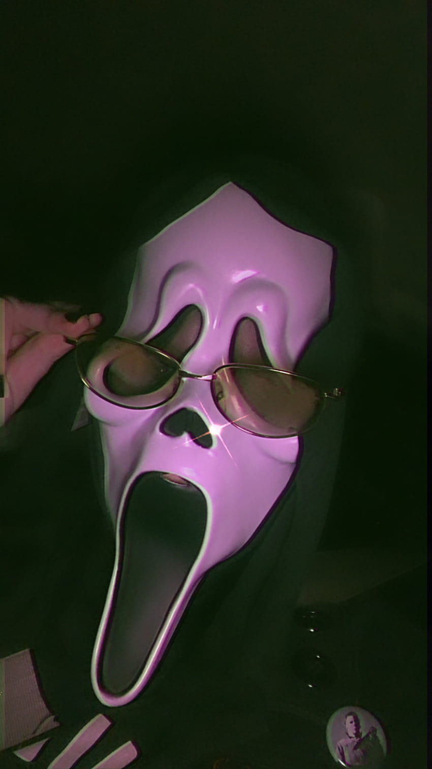 Ghostface aesthetic ghostface purple HD phone wallpaper  Pxfuel