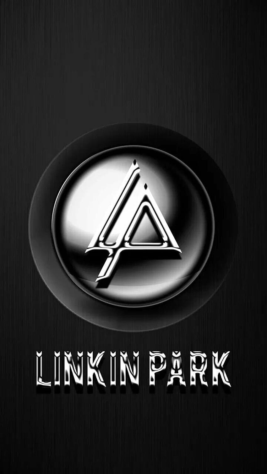 Готино лъскаво лого на Linkin Park, лого на Linkin Park HD тапет за телефон