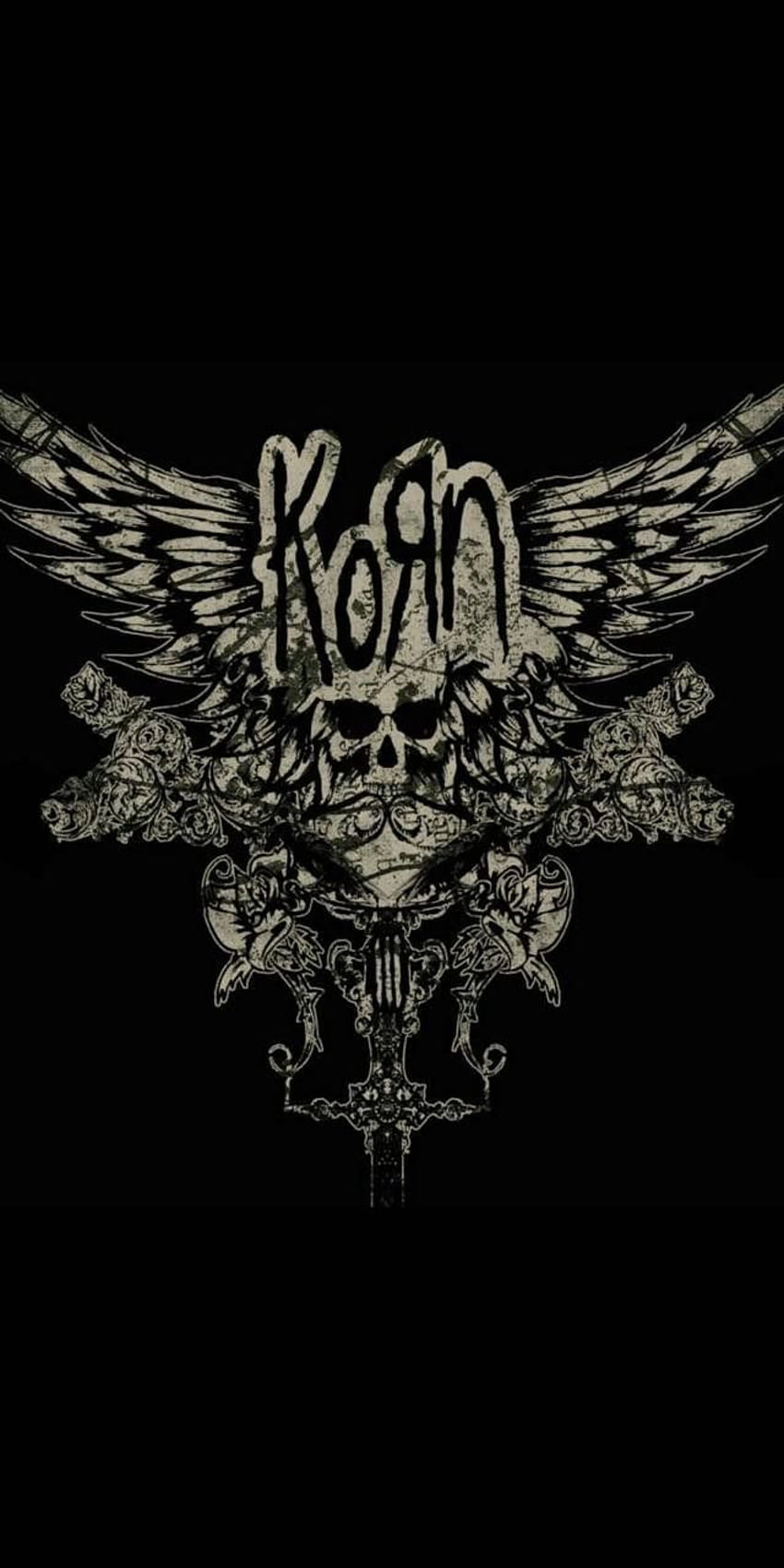 Android Korn, logotipo de korn iphone fondo de pantalla del teléfono