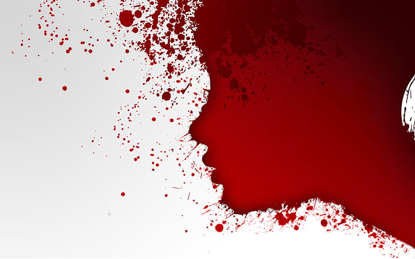 gelap, Horor, Menyeramkan, Seram, Mengerikan, Darah, Berdarah, Wanita, Wanita, Gadis, Merah, Emo / dan Latar Belakang Seluler, horor merah Wallpaper HD