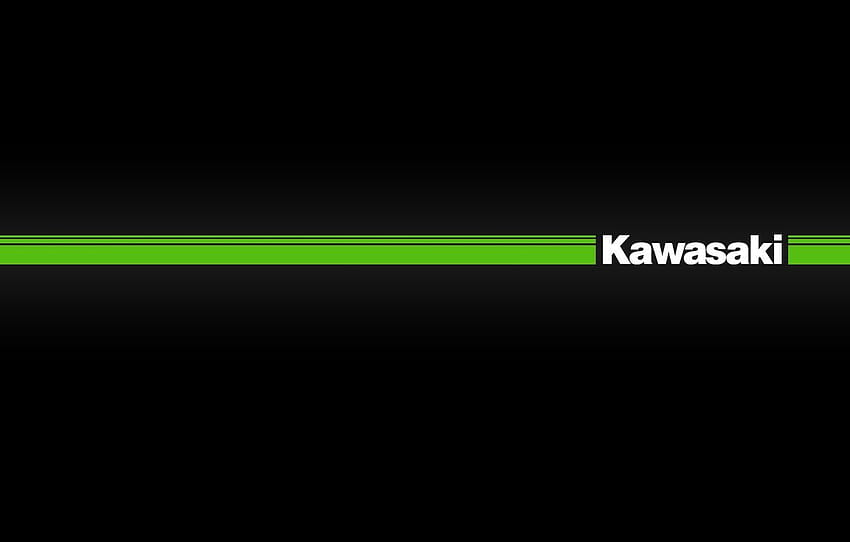 logo, negro, moto, kawasaki , seccion минимализм fondo de pantalla