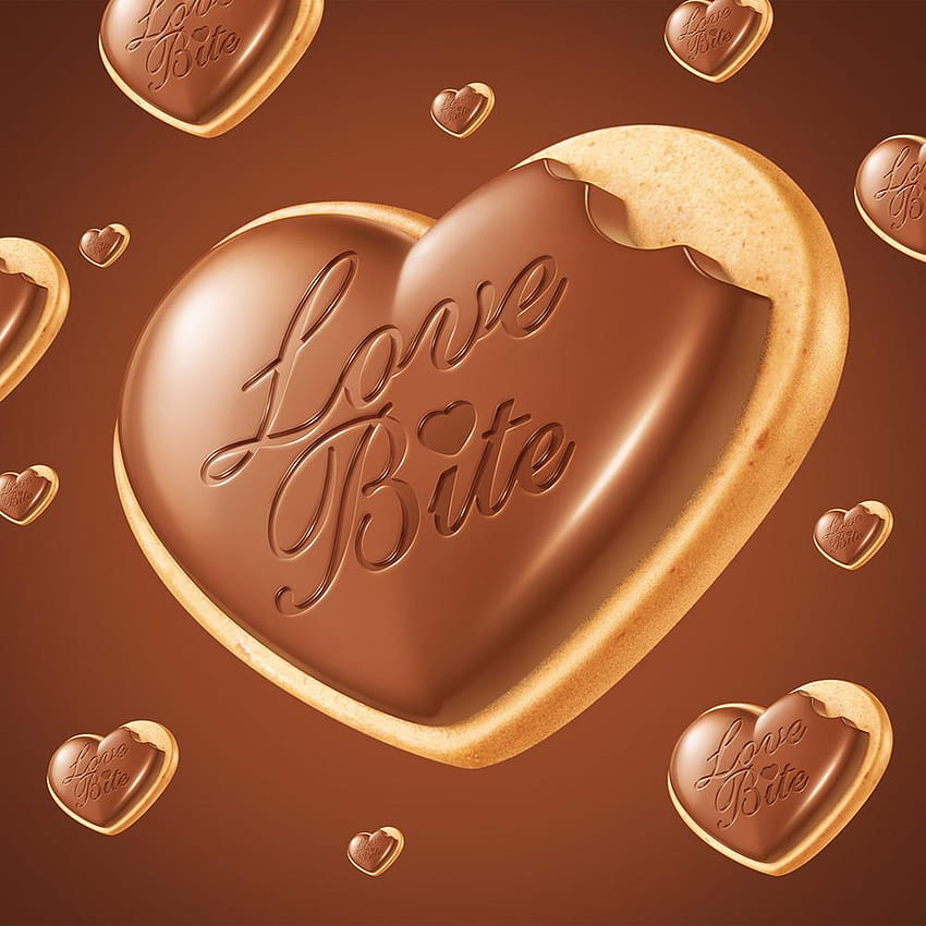 Biscolata Love Bite Chocolate Cookies with Hazelnut Cream Snacks Heart – Biscolata USA HD phone wallpaper
