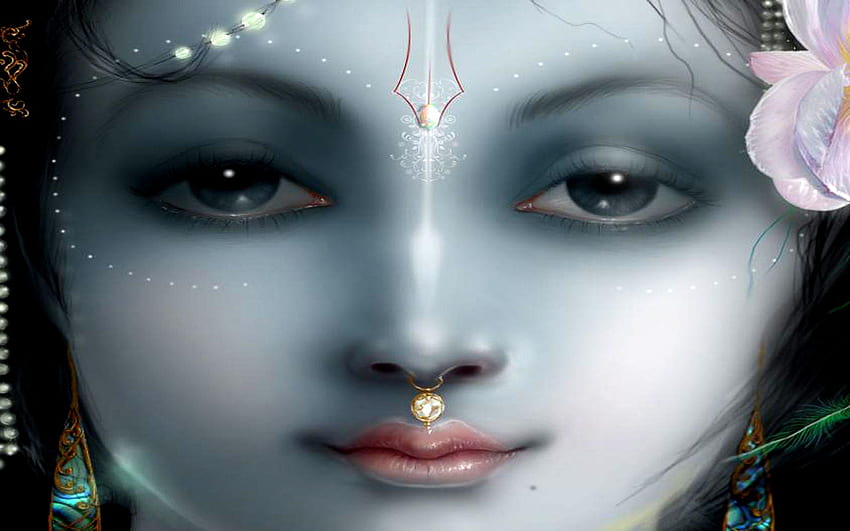 18 Hinduism, lord krishna 3d HD wallpaper | Pxfuel