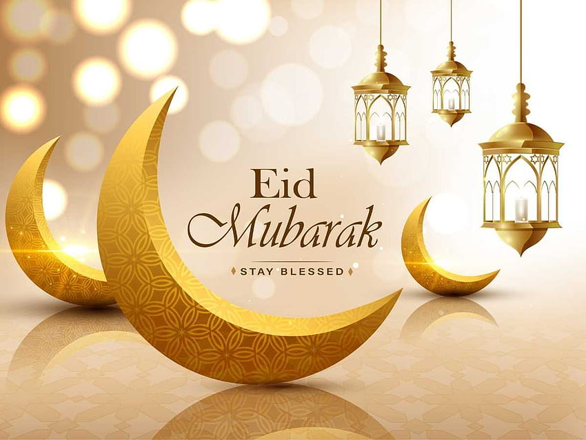 Eid Mubarak Dilekler, kurban bayramı 2021 HD duvar kağıdı