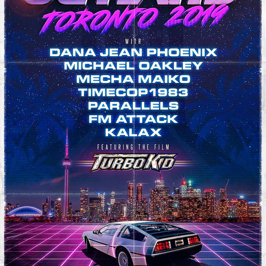 Outland Toronto 2019, retrowave delorean ps4 HD phone wallpaper