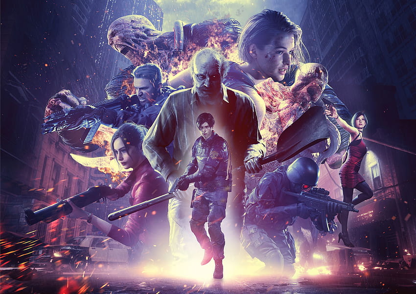 TGS Resident Evil 25th Anniversary, resident evil film characters HD wallpaper