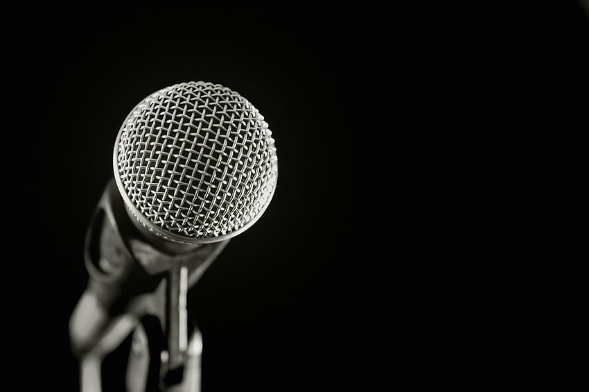 Microphone 7, microphone stands HD wallpaper