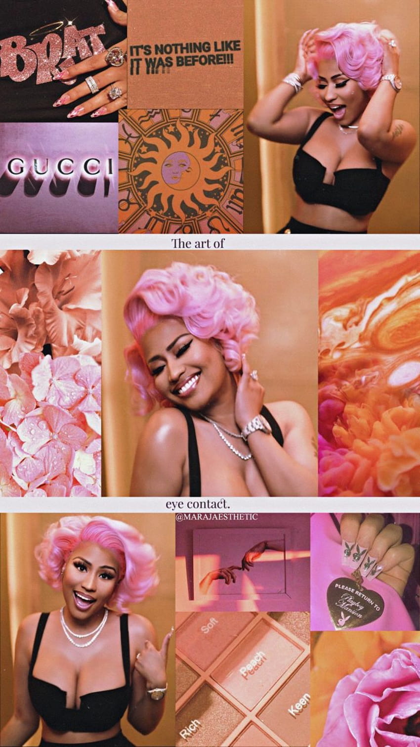 Download Nicki Minaj Black And Blonde Hair Wallpaper  Wallpaperscom