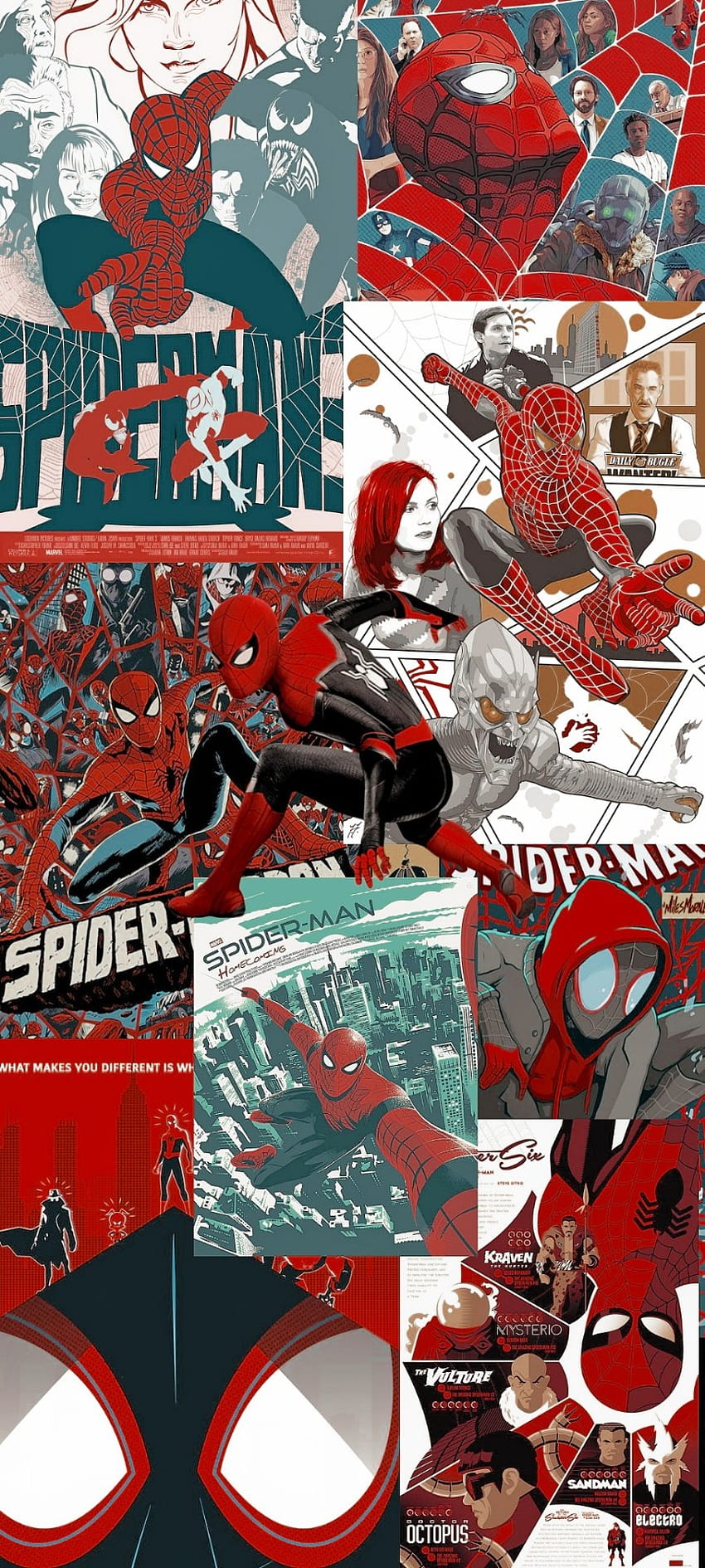 peter parker, aesthetic spider man HD phone wallpaper