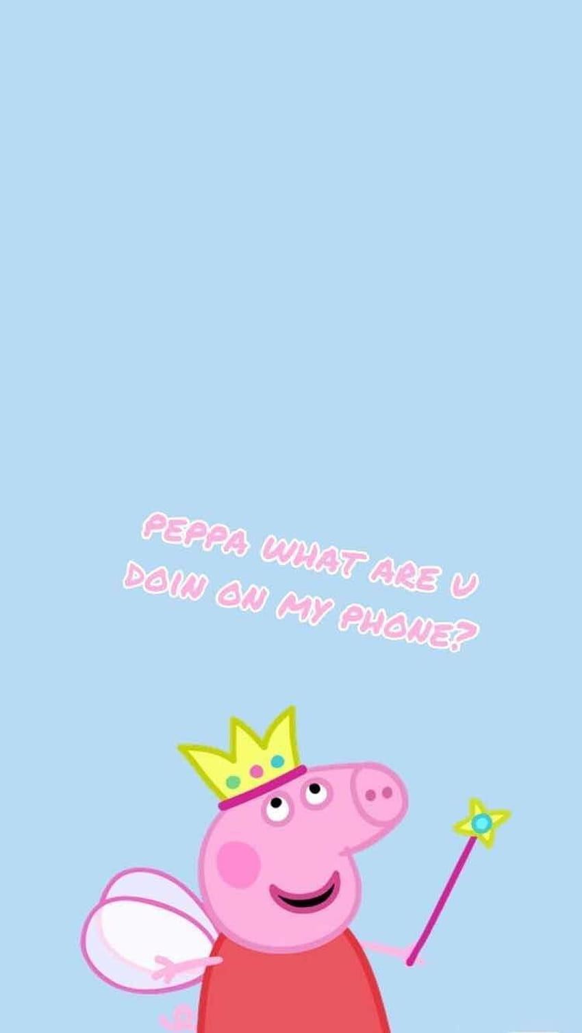 iPhone and Android : Peppa Pig for iPhone and Android, funny peppa pig HD phone wallpaper
