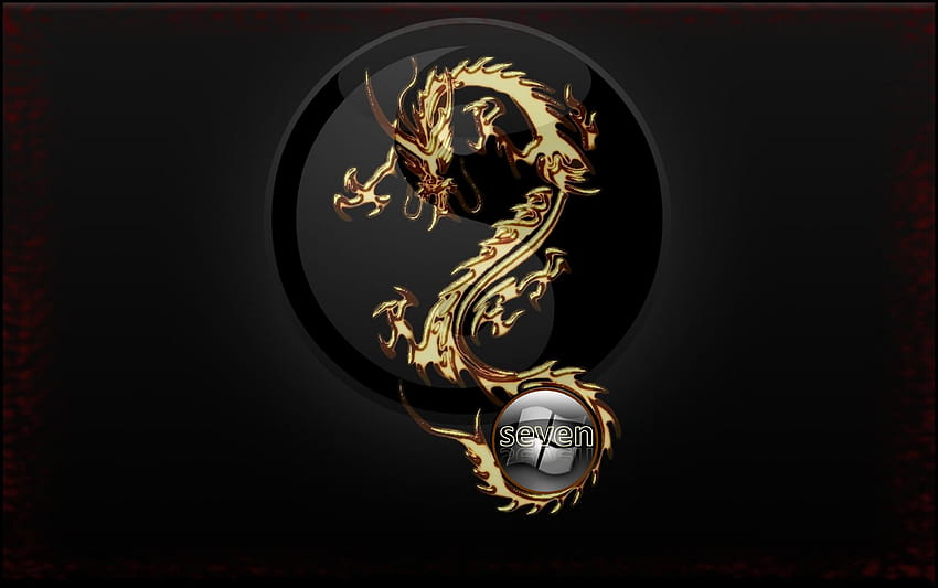 Golden Dragon Live, cool dragons symbols HD wallpaper