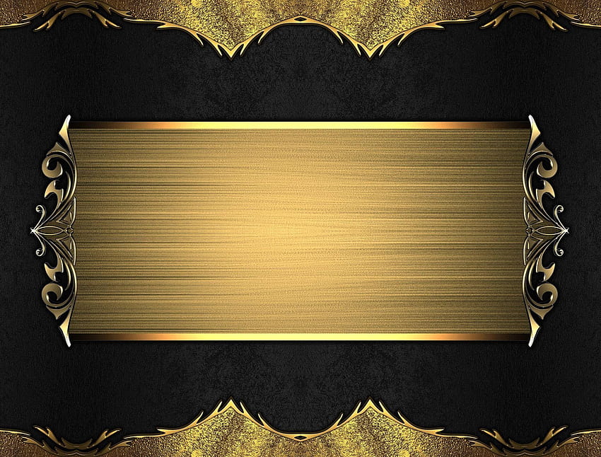 Gold and Black Backgrounds ·①, gold in black background HD wallpaper