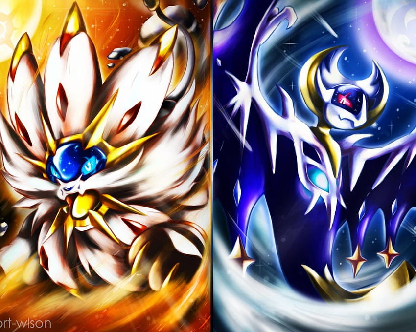 Sun and Moon Legendaries Pokemon Top Sun and [1560x1080] for your , Mobile & Tablet, all legendary pokemon HD wallpaper