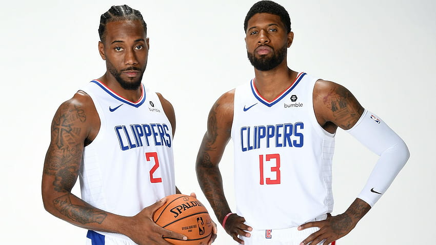 NBA Season Preview 2019, nba paul george e kawhi leonard papel de parede HD