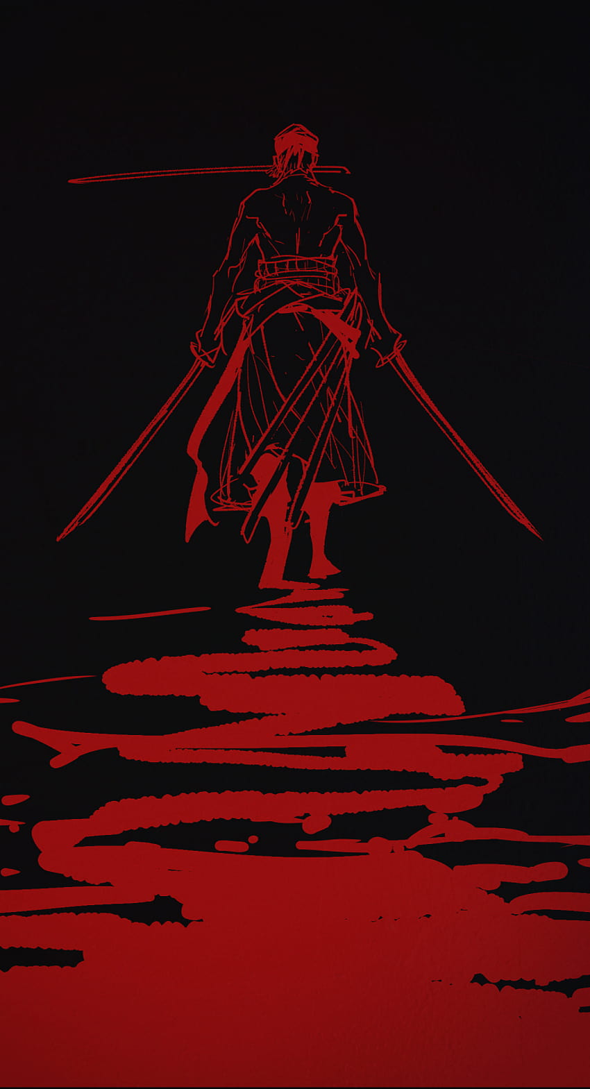 Станистав on Anime/Manga/Games, zoro red and black HD phone wallpaper