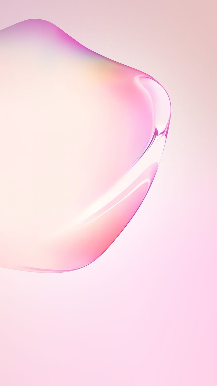 Samsung Galaxy Note10 , Bubble, Pink, Stock, Android 10, Abstract, iphone 13 ピンク HD電話の壁紙