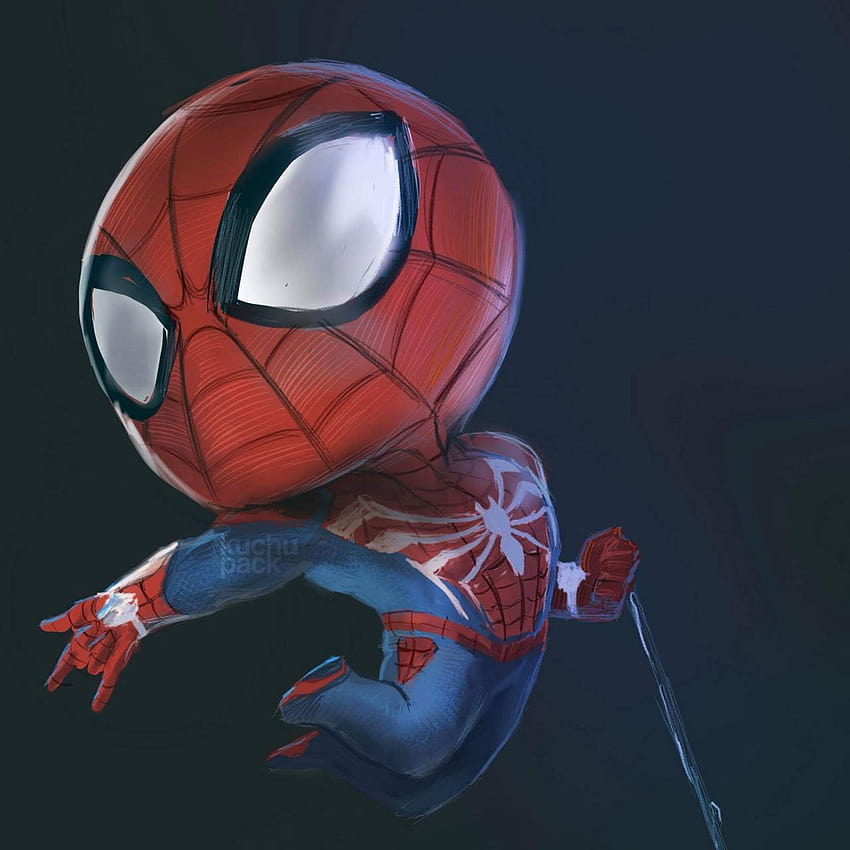 Spiderman PS4 chibi por ... zedge, hombre araña chibi fondo de pantalla del  teléfono | Pxfuel