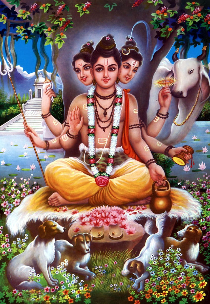 ヒンズー教の神々、ダッタトレーヤ HD電話の壁紙