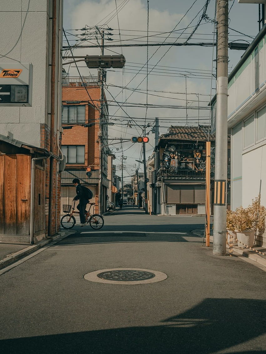 도쿄 거리의 미학 HD 전화 배경 화면